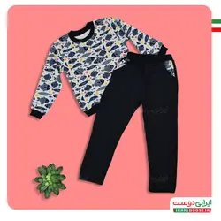 ست بلوز و شلوار پسرانه طرح فانتزی