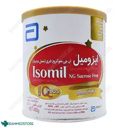 ایزومیل ان جی سوکروز فری ابوت 400 گرم