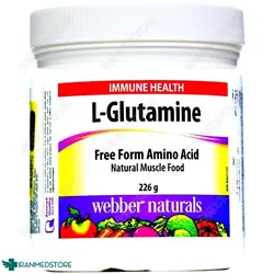 پودرال گلوتامین وبر نچرالز 226 گرم
