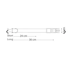 قلاده گردنی مدل پترن سایز 1 نیناپت_nina pet