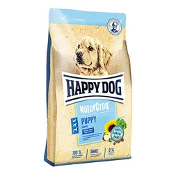 غذا خشک توله سگ از يک ماه هپی داگ طعم برای همه نژادها نيم کيلو فله  happy dog naturcroq puppy