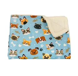 پتو رومبلی کوچک 70*90  سانتی حناپت_Hanna Pet
