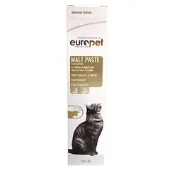 خمير مالت گربه يوروپت طعم گوشت 100 گرم europet