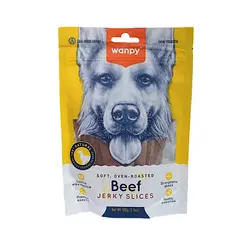 تشويقی سگ ونپی جرکی اسلايسی گوشت wanpy 100gr