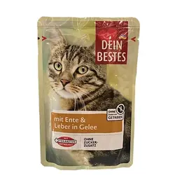 پوچ گربه جگر اردک 100 گرمی دین بستس_Dein Bestes