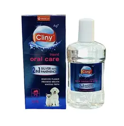 محلول دهان شویه خوراکی سگ و گربه 300 میل کلاینی_Cliny