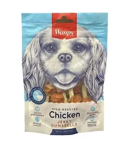 تشویقی سگ مدل دمبلی با طعم مرغ 100 گرمی ونپی_Wanpy