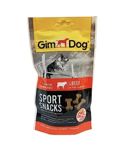 تشویقی سگ با طعم گوشت گاو 60 گرمی_Gim Dog