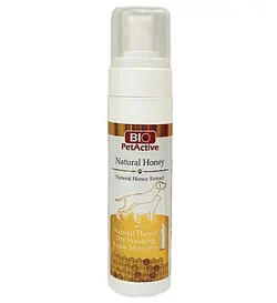 شامپو خشک فومی عسل سگ و گربه 200 میل بیو_Bio Pet Active