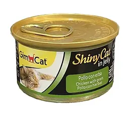 کنسرو گربه با طعم مرغ و علف 70 گرمی جیم کت_Gim Cat