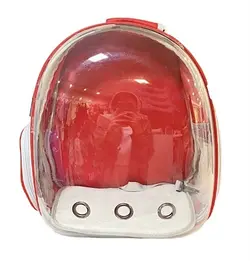 کوله پشتی حمل سگ و گربه شیشه ای