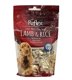 تشویقی سگ مدل Lamb & Rice رفلکس 150 گرمی_Reflex