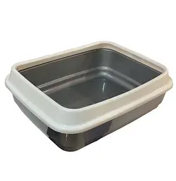 ظرف خاک گربه لبه دار