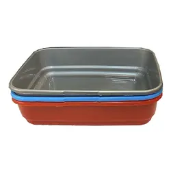 ظرف خاک گربه لبه دار