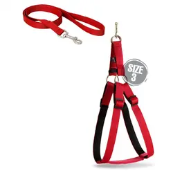 قلاده کتفى ساده سایز ۳ دولایه همراه با لید نیناپت_nina pet