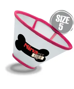 گردنبند الیزابت چسب دار سایز 5 نیناپت_nina pet