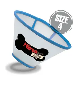 گردنبند الیزابت چسب دار سایز ۴ نیناپت_nina pet
