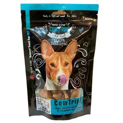 تشویقی سگ مدل سیرابی و شیردان گاو 100 گرمی مدکاو_Mad Cow