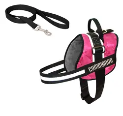 قلاده کتفى کماندو سایز ۳ همراه با لید نیناپت_nina pet