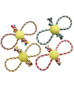 اسباب بازی توپ و طناب سگ نیناپت_nina pet