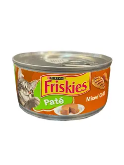 کنسرو گربه با طعم مرغ و گوشت گاو گریل شده ۱۵۰ گرمی فریسکیز_Friskies