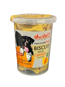 تشویقی بیسکویت سگ با طعم هویج 150 گرمی دودوتی_dudoti