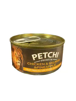 کنسرو مرغ و سالمون و آناناس 120 گرمی پتچی_Petchi