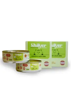 کنسرو مخصوص گربه حاوی مرغ و آلوئه ورا شایر 90 گرمی ــــ Shayer