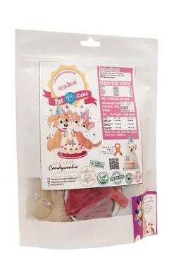 تشویقی مخصوص سگ و گربه مدل کیک حیوان خانگی کندی کوکی_ Candy Cookie