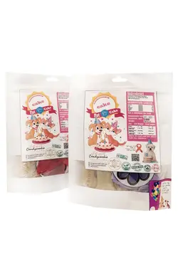 تشویقی مخصوص سگ و گربه مدل کیک حیوان خانگی کندی کوکی_ Candy Cookie