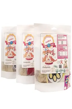 تشویقی مخصوص سگ و گربه مدل کیک حیوان خانگی کندی کوکی_ Candy Cookie