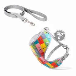 قلاده کتفی پد دار سایز صفر با لید VIP نیناپت_Nina pet