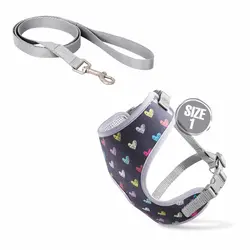 قلاده کتفی پد دار سایز ۱ VIP همراه با لید نینا پت_nina pet