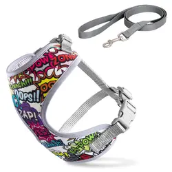 قلاده کتفی پد دار سایز ۱ VIP همراه با لید نینا پت_nina pet