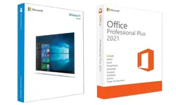 لایسنس Windows 10 Home + Office 2021 Pro Plus مایکروسافت