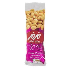 بادام زمینی سرکه 35 گرمی مزمز
