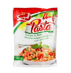 ماکارونی نیمه آماده الیت با طعم ریحان و گوجه - 180 گرم