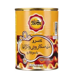 کنسرو مایه ماکارونی و لازانیا بهروز 390 گرمی