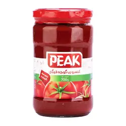 کنسرو رب گوجه شیشه ۷۰۰ گرمی پیک