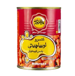کنسرو لوبیا چیتی 390 گرمی بهروز