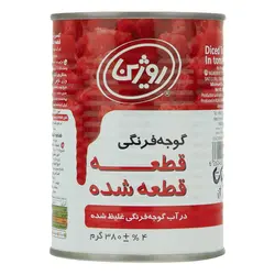 کنسرو گوجه فرنگی خرد شده روژین - 380 گرم