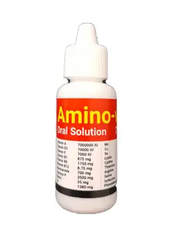 قطره آمینو ویتامین 25 میلی لیتر (کارتن 5 عددی ) - عمده فروشی محصولات حیوانات خانگی