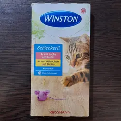 بستنی گربه وینستون در دو طعم ( کارتن 176 عددی ) - عمده فروشی محصولات حیوانات خانگی