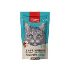 پوچ گربه ونپی طعم مرغ وزن ۸۰ گرمی ( کارتن 15 عددی ) - عمده فروشی محصولات حیوانات خانگی