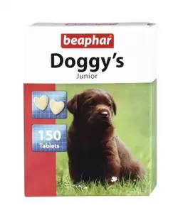 مولتی ویتامین سگ Doggy’s Junior بیفار 150عددی (بسته 4 عددی) - عمده فروشی محصولات حیوانات خانگی