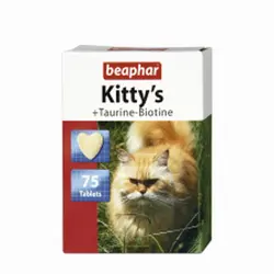 مولتی ویتامین گربه Kitty's تائورین-بیوتین بیفار (بسته 4 عددی) - عمده فروشی محصولات حیوانات خانگی