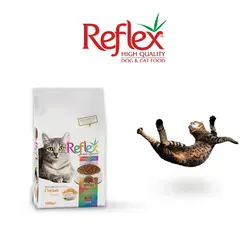 غذای خشک گربه ادالت مولتی کالر 15 کیلویی رفلکس( کارتن ۲ عددی ) - عمده فروشی محصولات حیوانات خانگی