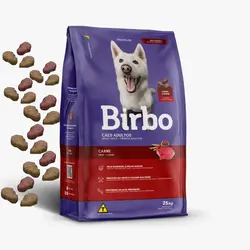غذای خشک سگ بیربو طعم گوشت وزن 25 کیلوگرم - عمده فروشی محصولات حیوانات خانگی
