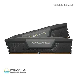 رم دسکتاپ دو کاناله کرسیر مدل VENGEANCE 32GB (2x16GB) DDR5 DRAM 6000MHz CL40