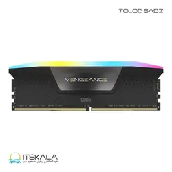 رم دسکتاپ دو کاناله کرسیر مدل VENGEANCE RGB 32GB (2x16GB) DDR5 DRAM 6400MHz CL36